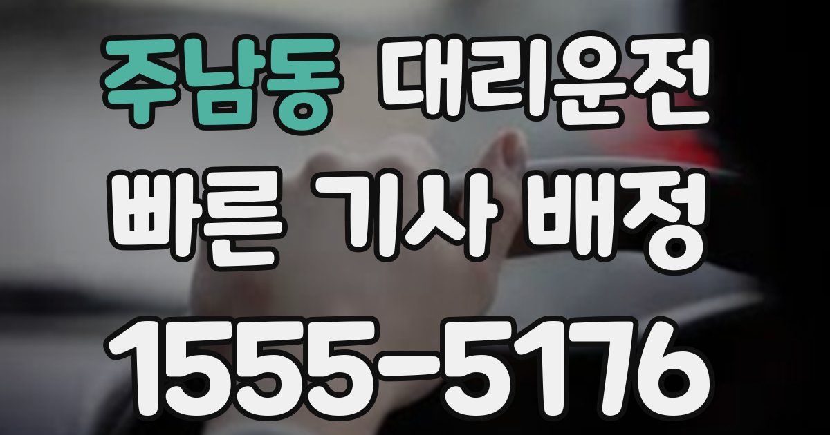 일일대리기사