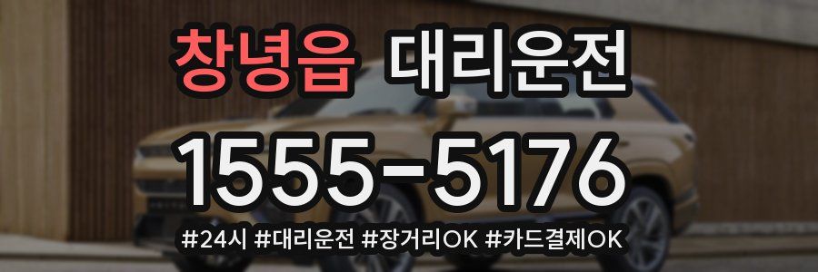 창녕읍 대리운전