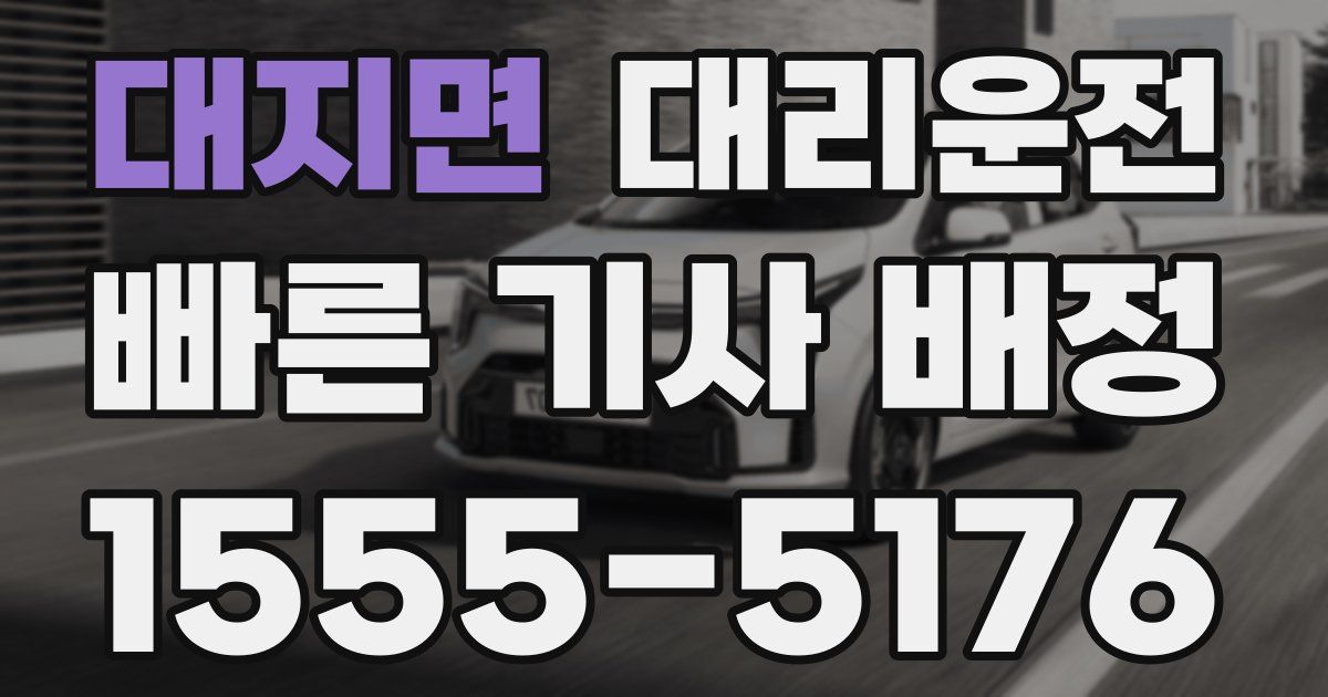 일일대리기사