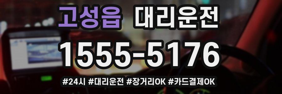 고성읍 대리운전