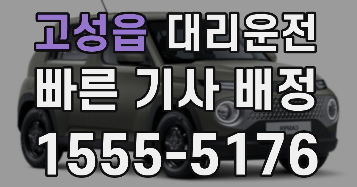 일일대리기사