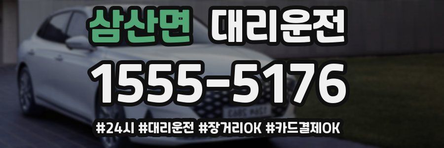 삼산면 대리운전