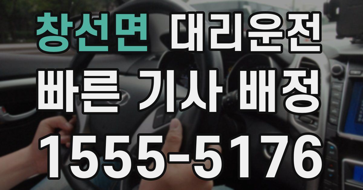 일일대리기사