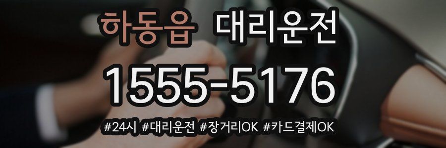 하동읍 대리운전