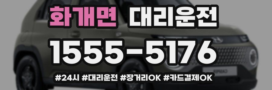 화개면 대리운전