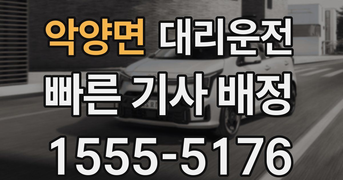 일일대리기사