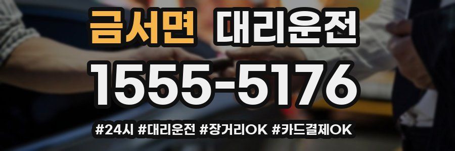 금서면 대리운전