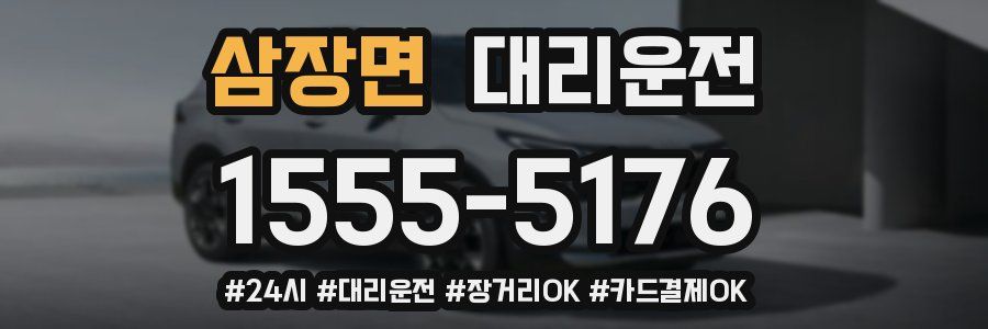 삼장면 대리운전
