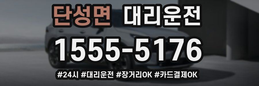 단성면 대리운전