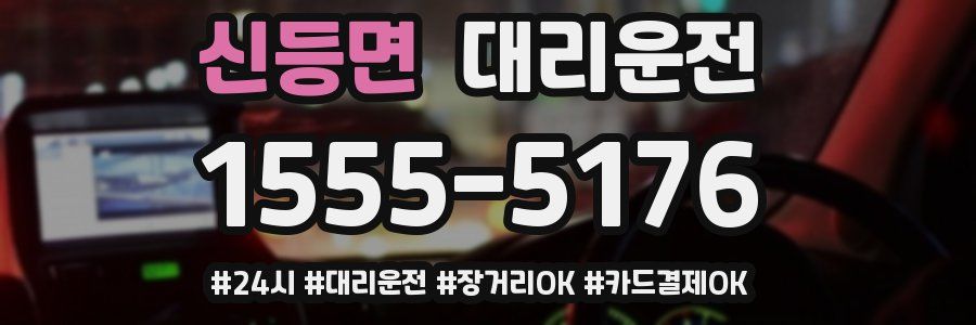 신등면 대리운전