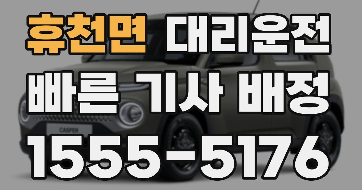 일일대리기사