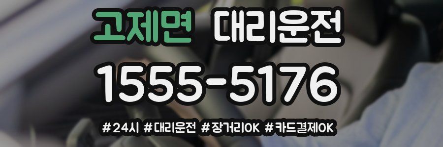 고제면 대리운전