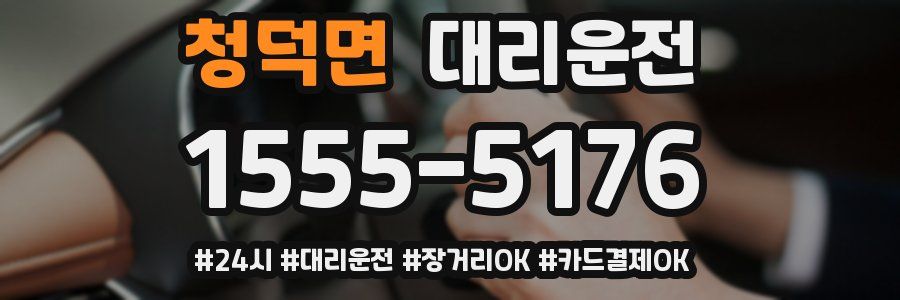 청덕면 대리운전