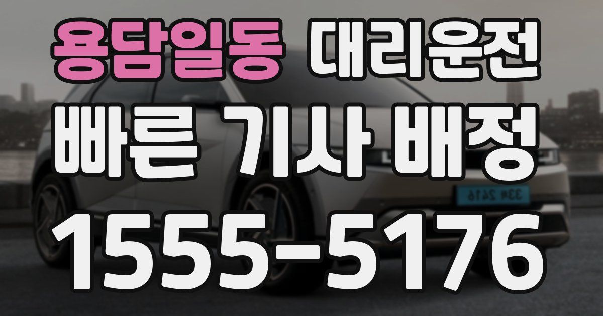 일일대리기사