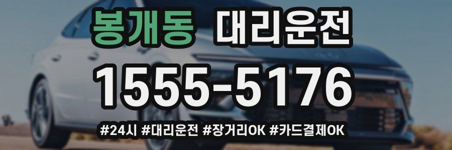 봉개동 대리운전