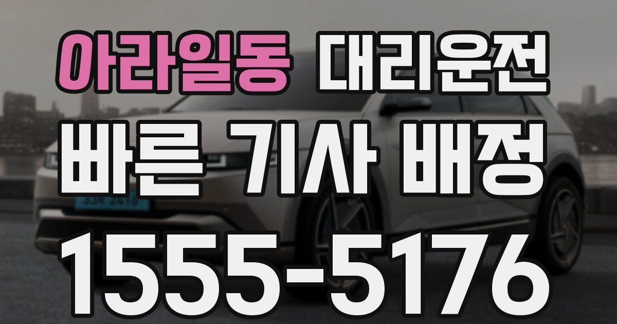 일일대리기사