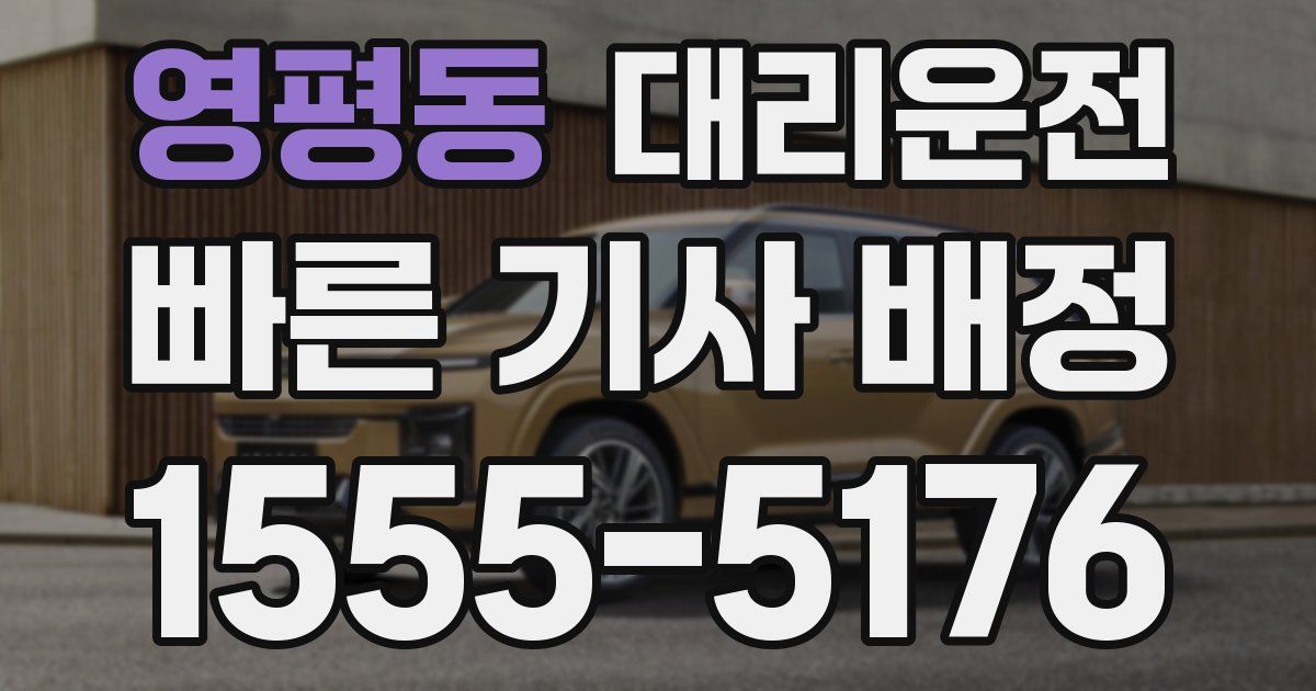 일일대리기사