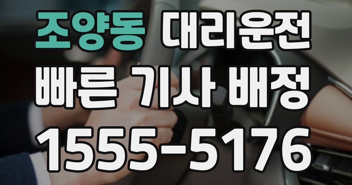 일일대리기사