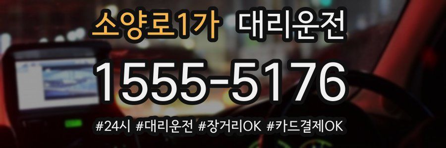소양로1가 대리운전