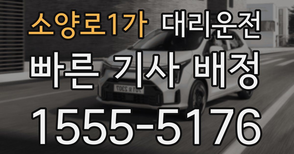 일일대리기사