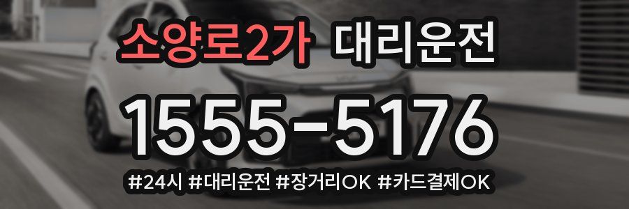 소양로2가 대리운전