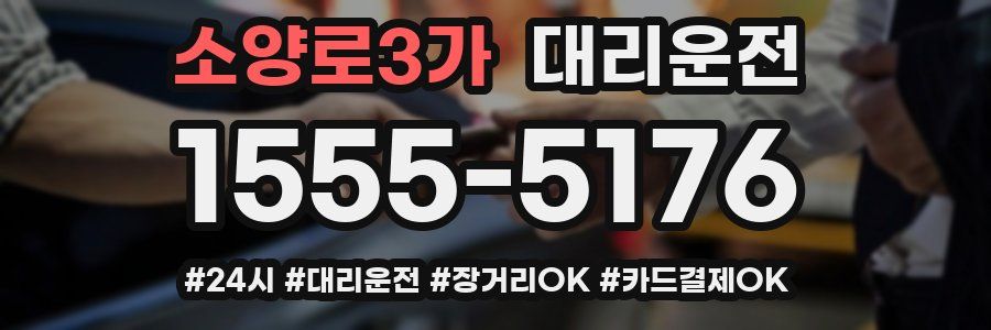 소양로3가 대리운전