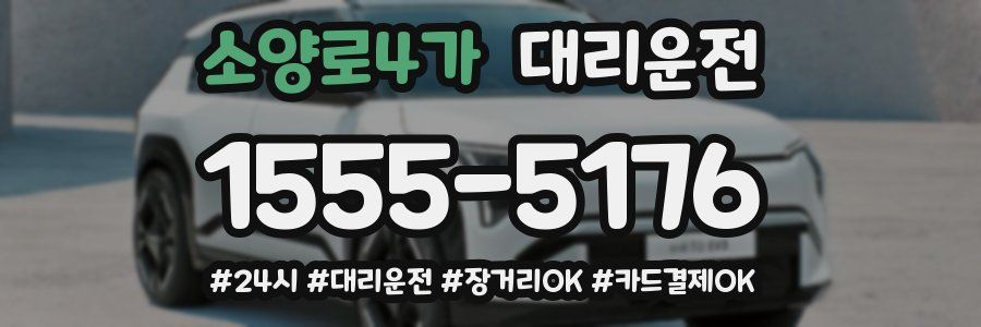 소양로4가 대리운전