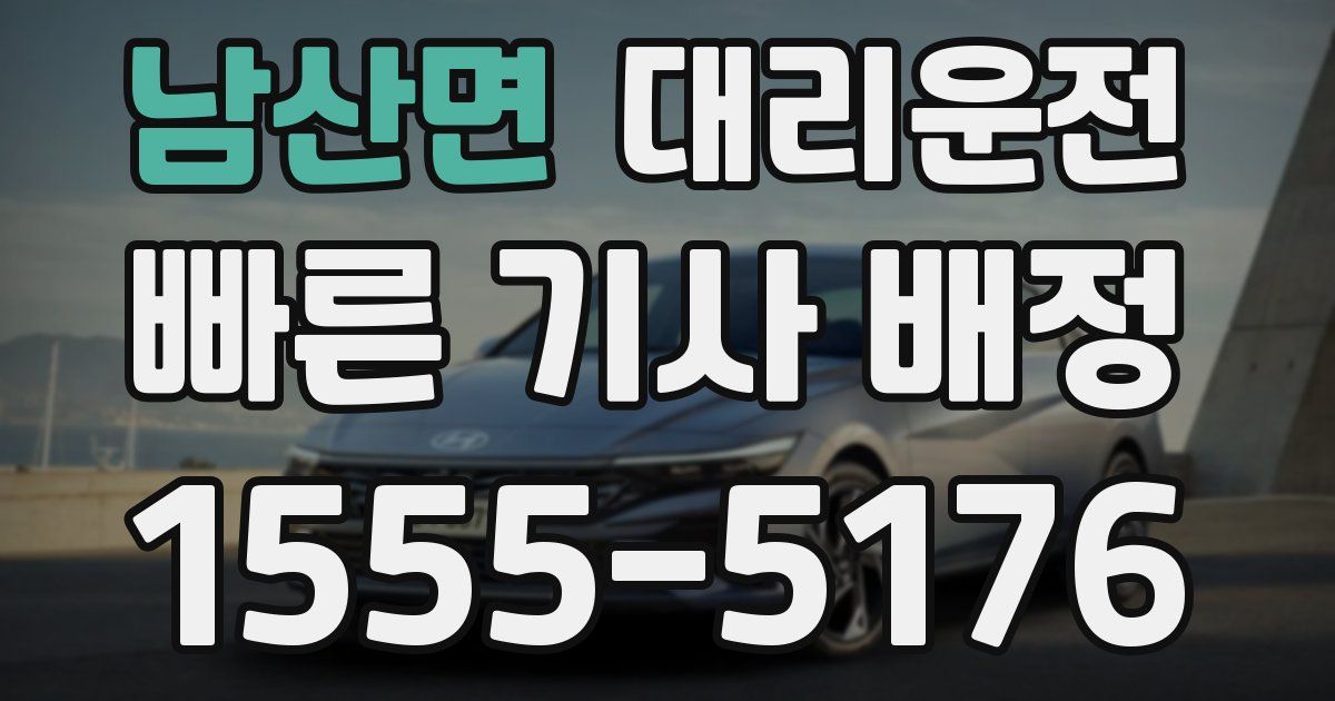 일일대리기사