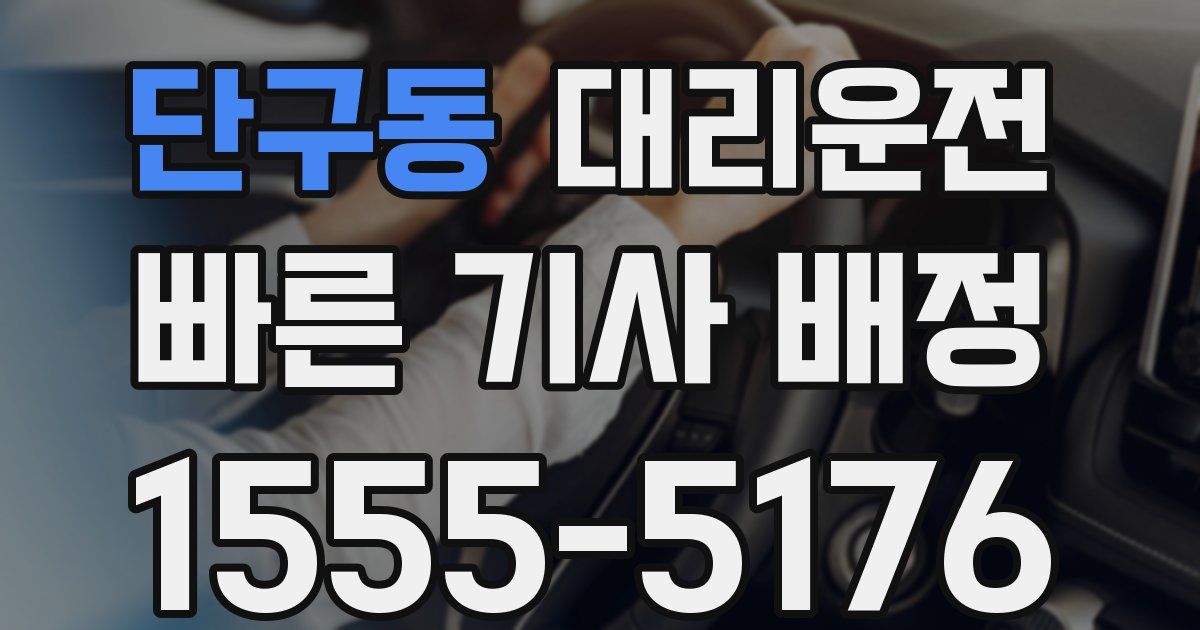 일일대리기사