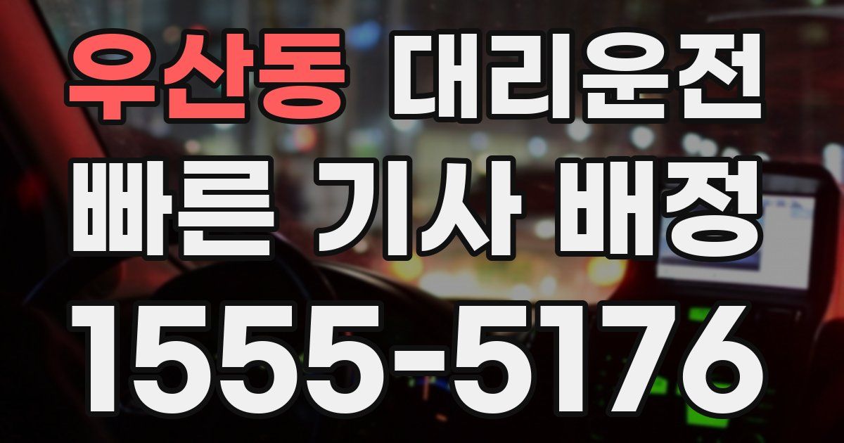 일일대리기사