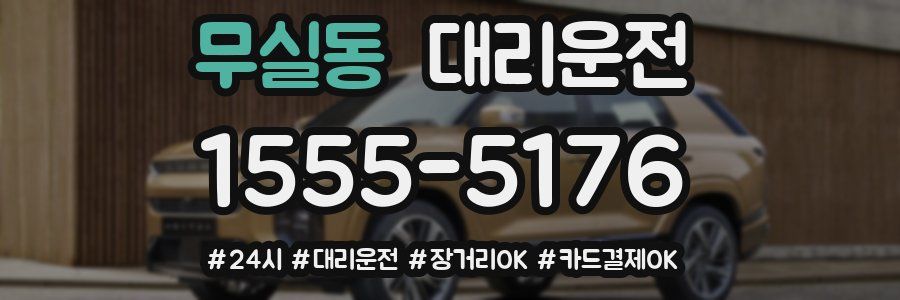 무실동 대리운전