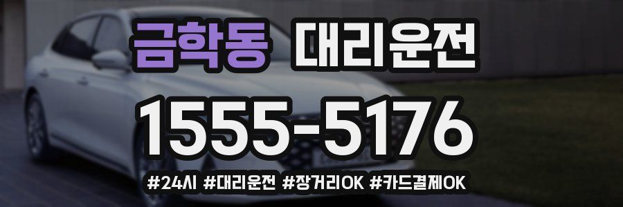 금학동 대리운전