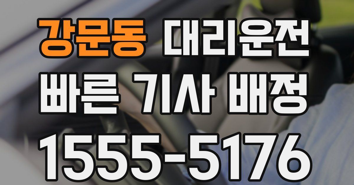 일일대리기사
