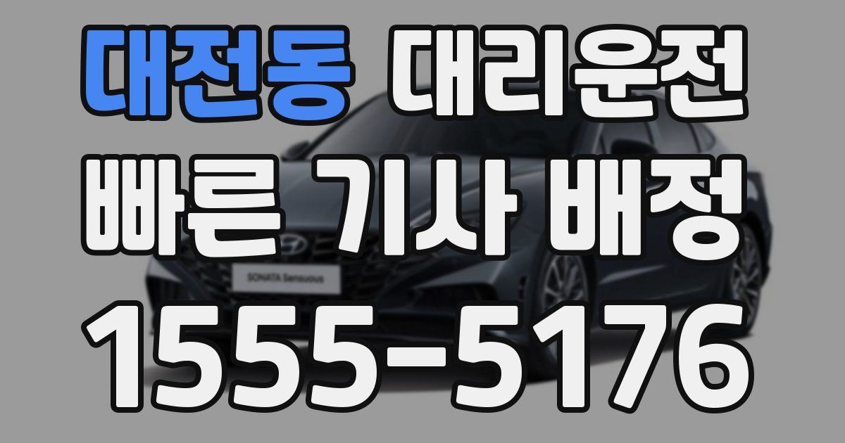 일일대리기사