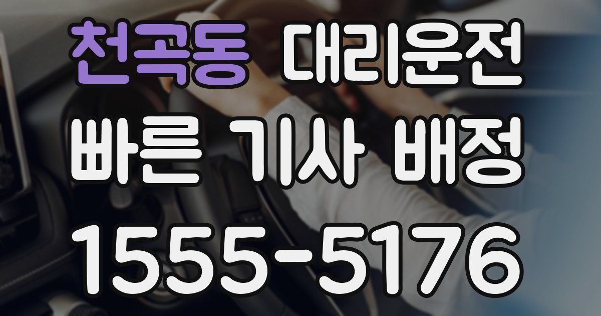 일일대리기사