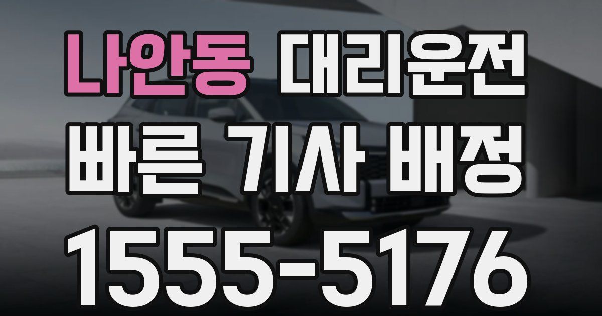 일일대리기사