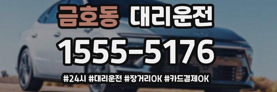 금호동 대리운전