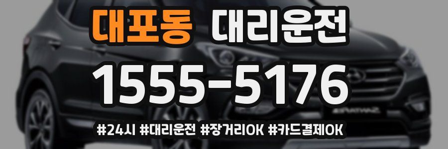 대포동 대리운전