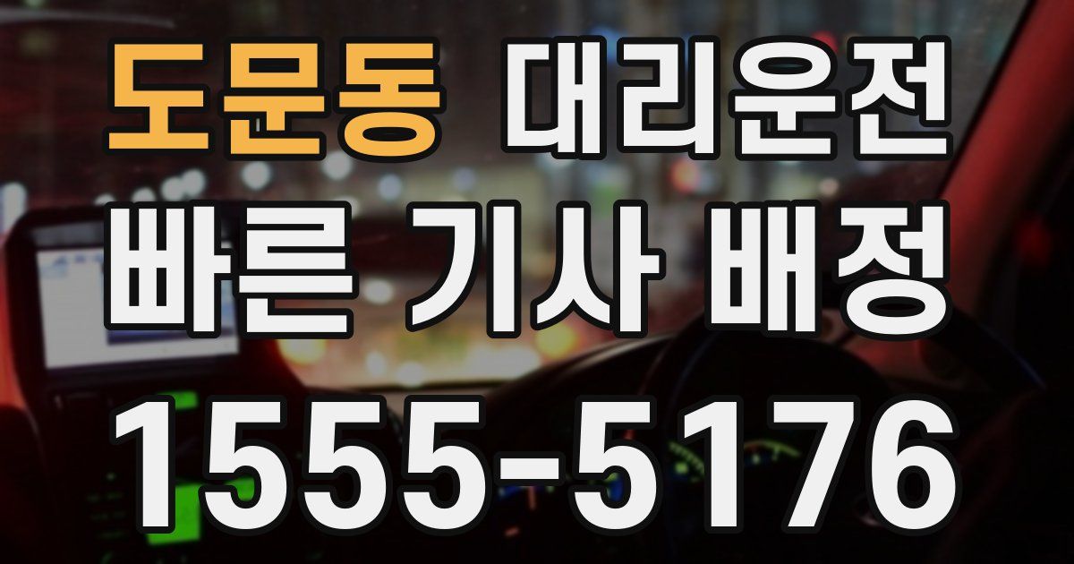 일일대리기사