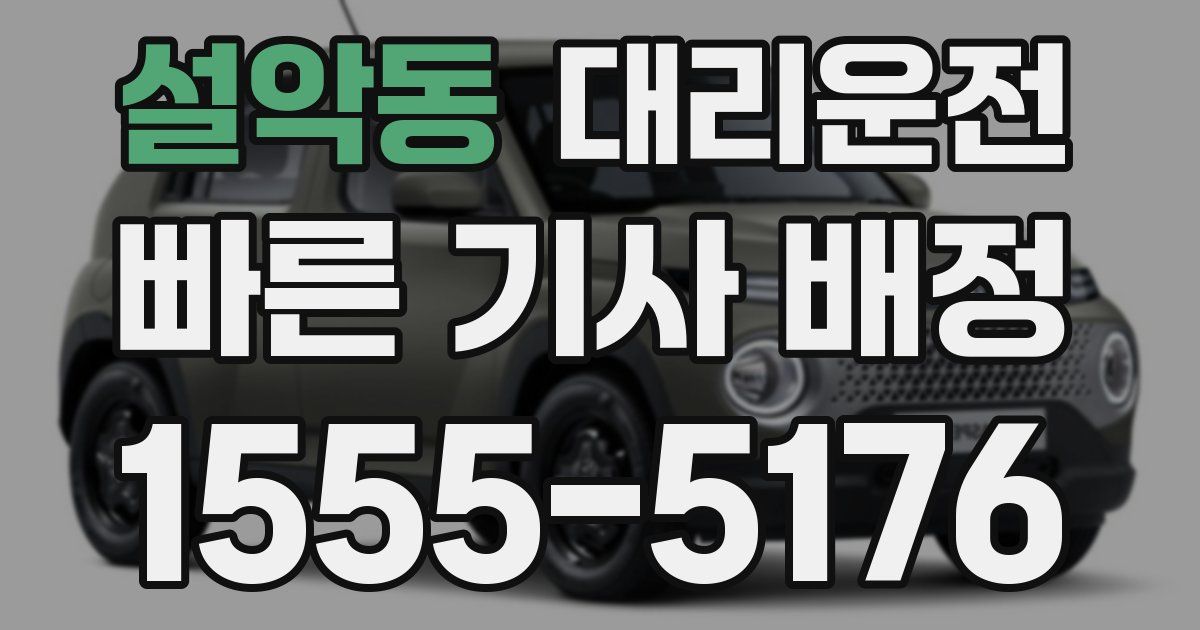 일일대리기사