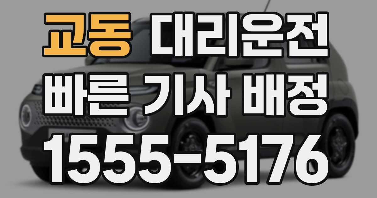 일일대리기사