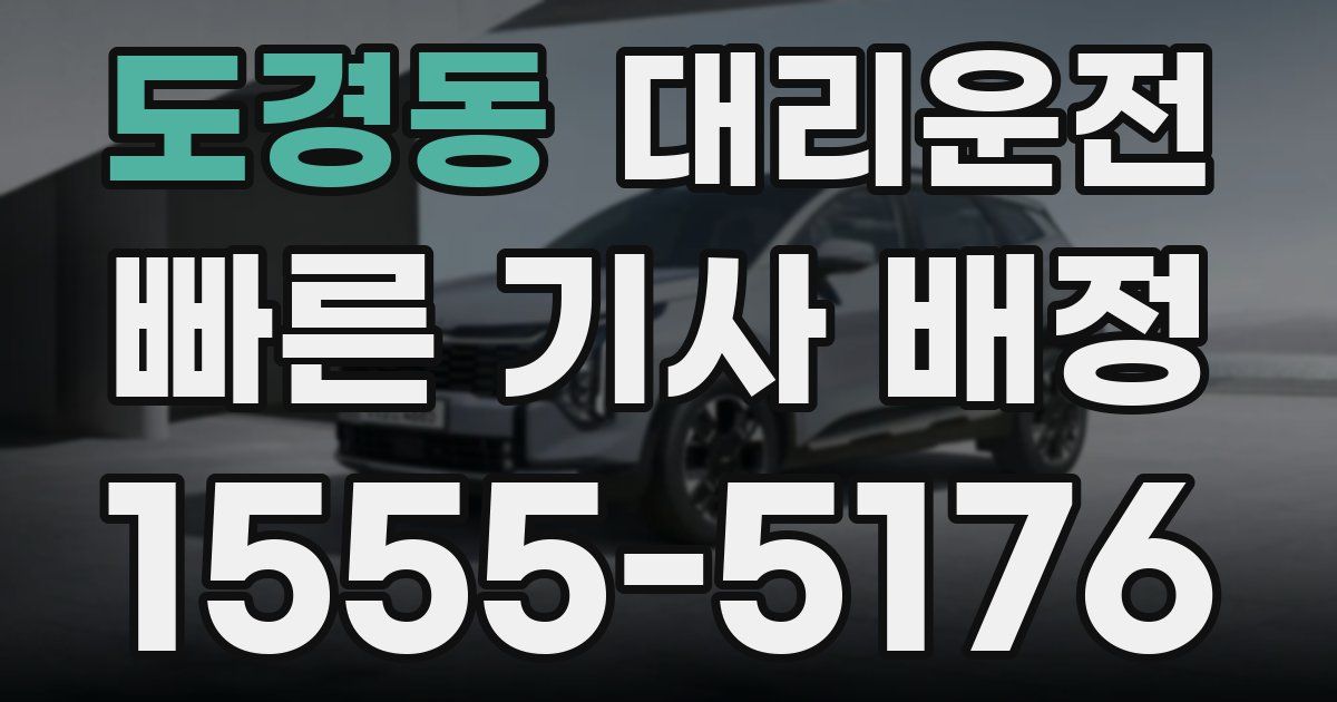 일일대리기사