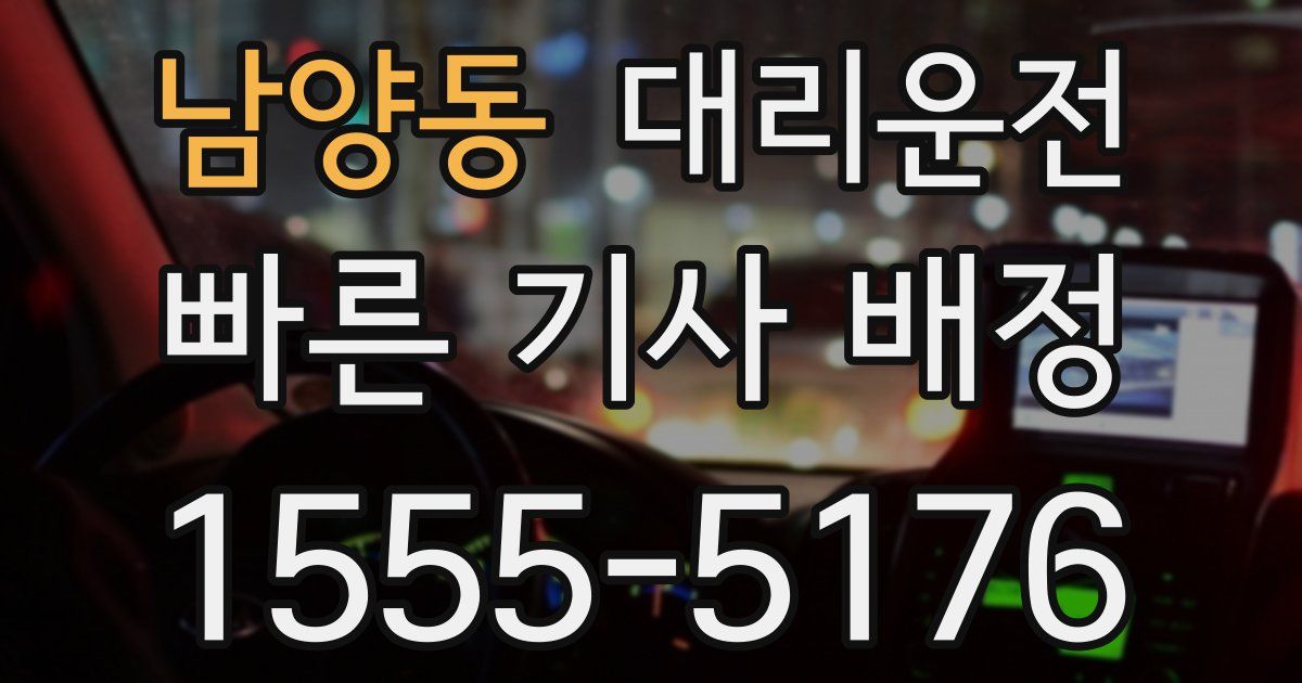 일일대리기사