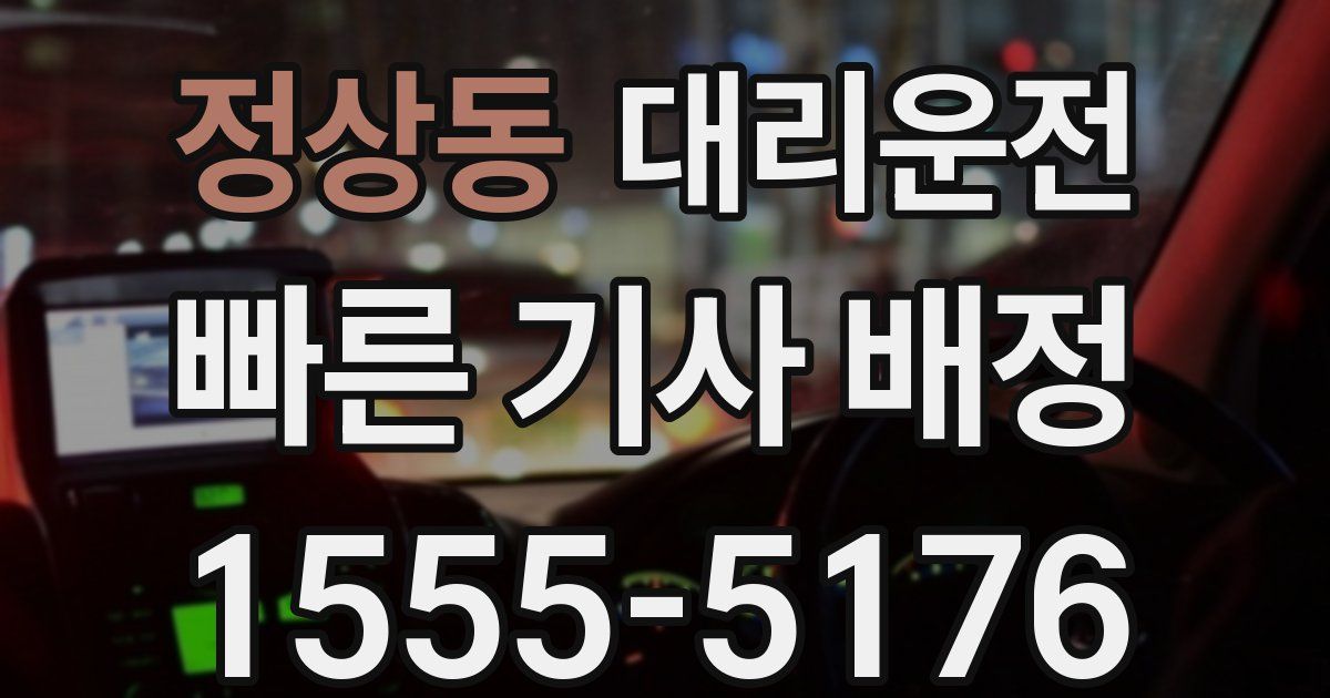 일일대리기사