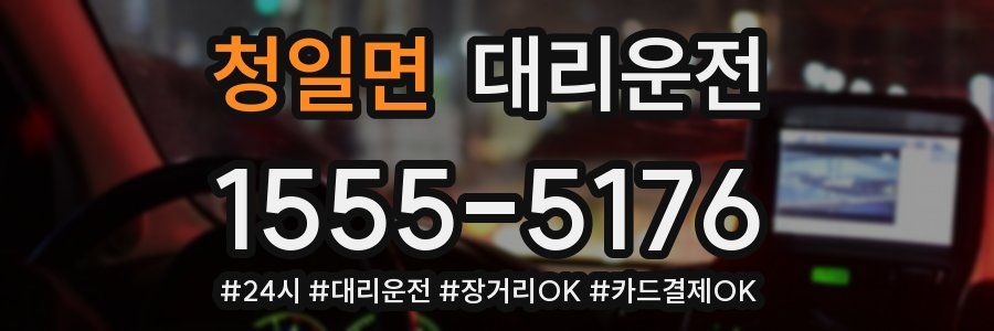 청일면 대리운전