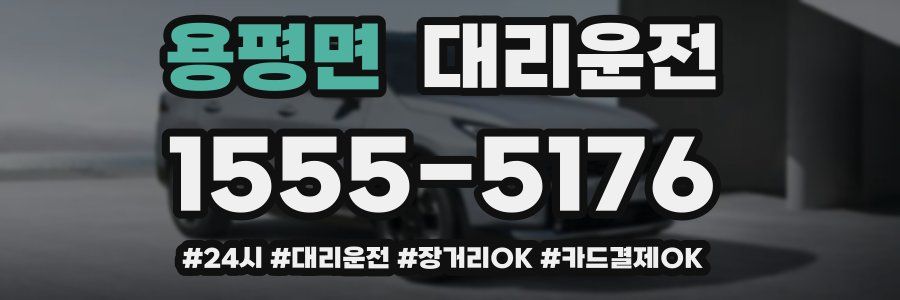 용평면 대리운전