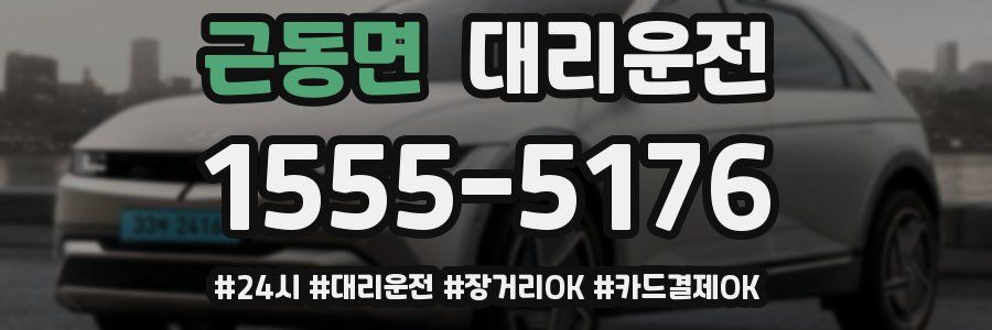 근동면 대리운전