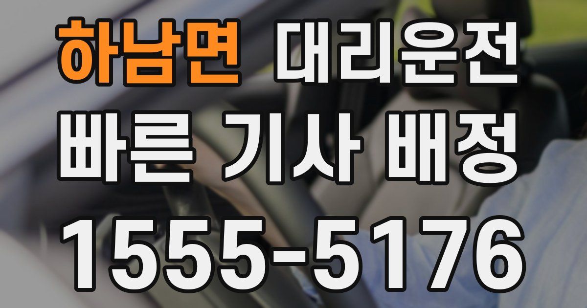 일일대리기사