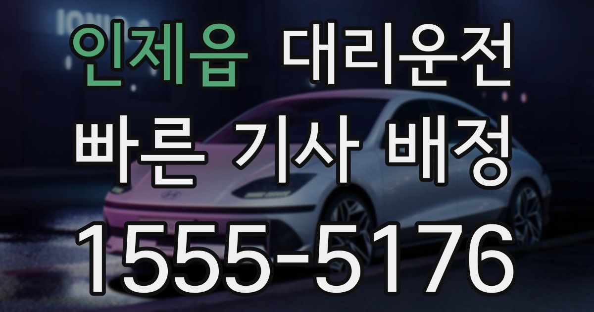 일일대리기사