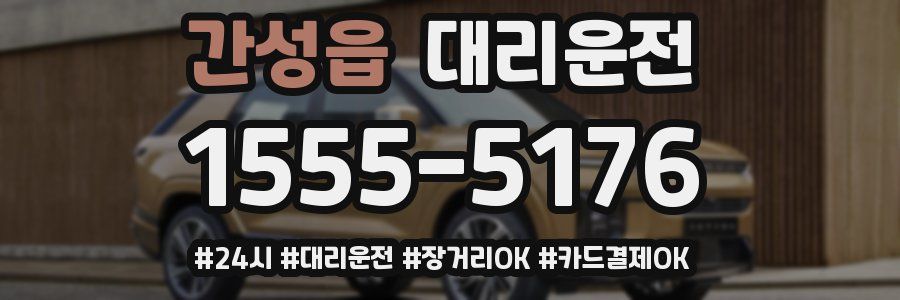 간성읍 대리운전